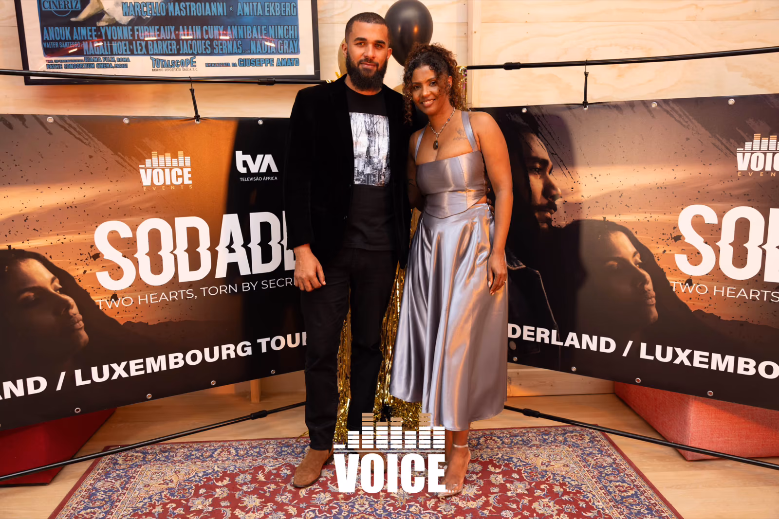 Bezoekers tijdens de filmpremière van Sodade
