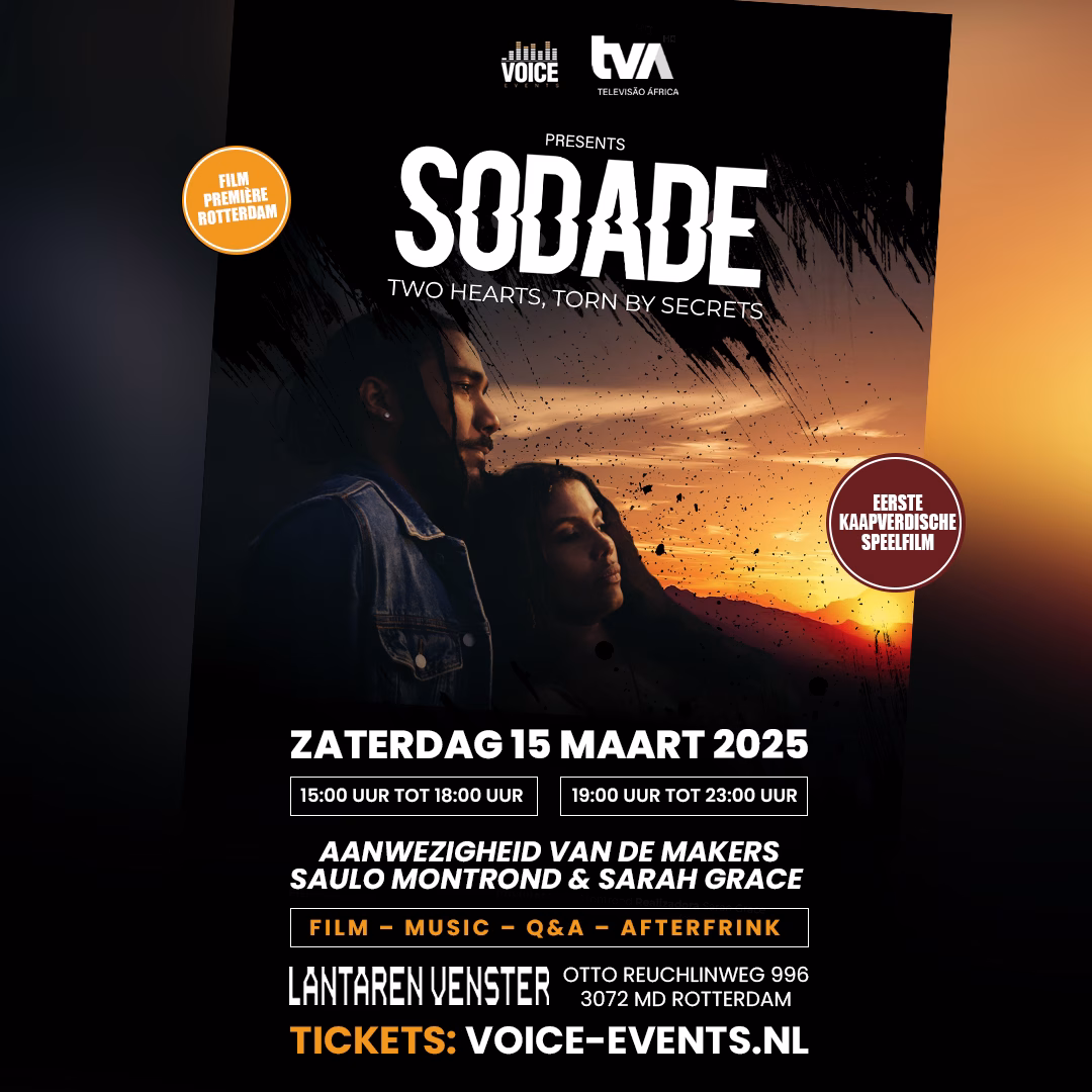 Flyer Sodade filmpremière Rotterdam